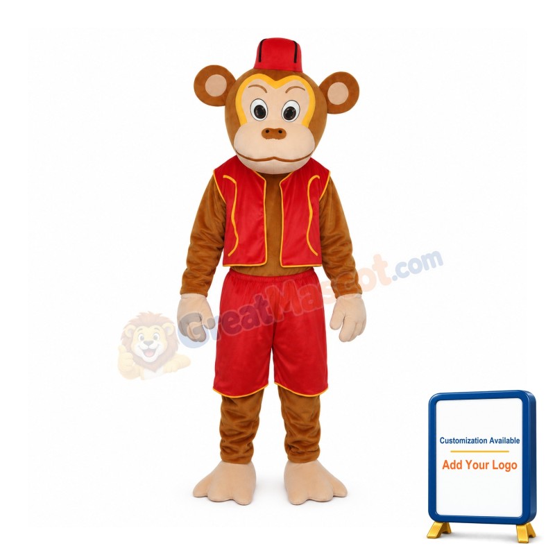 Clown Monkey Mascot Adult Costume