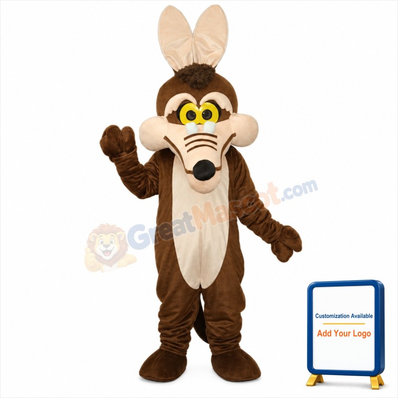 Brown Fox Mascot Adult Costume