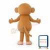 Little Brown Monkey Mascot Adult Costume