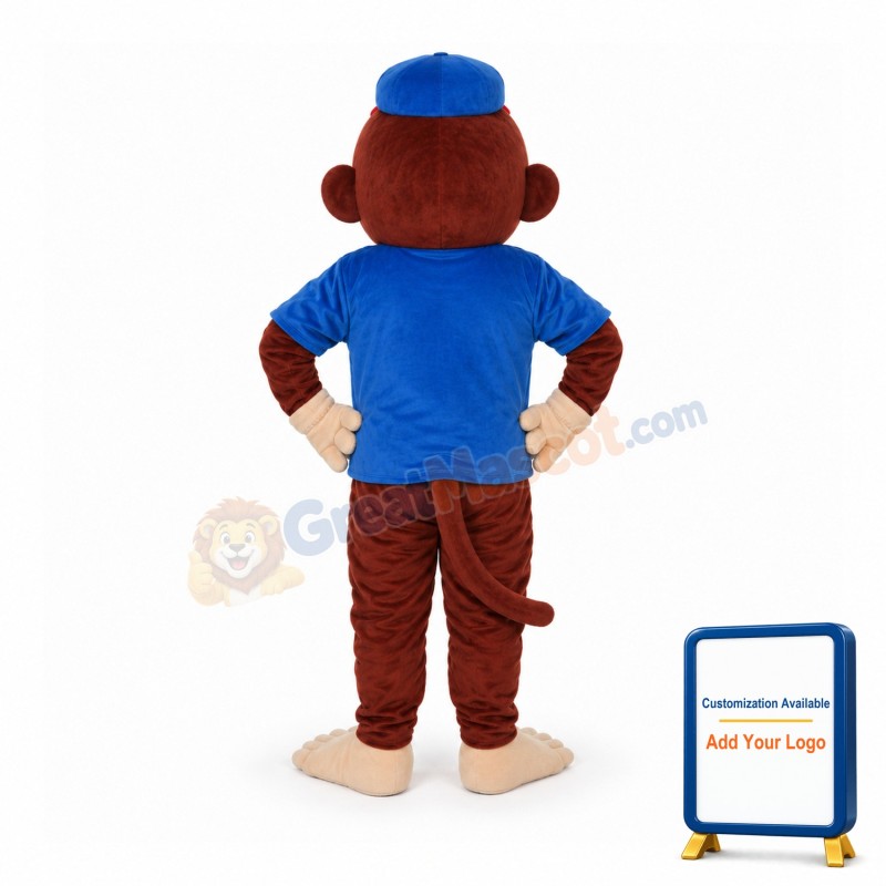 Lucky Monkey Mascot Adult Costume