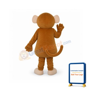New Little Brown Monkey Mascot Adult Costume