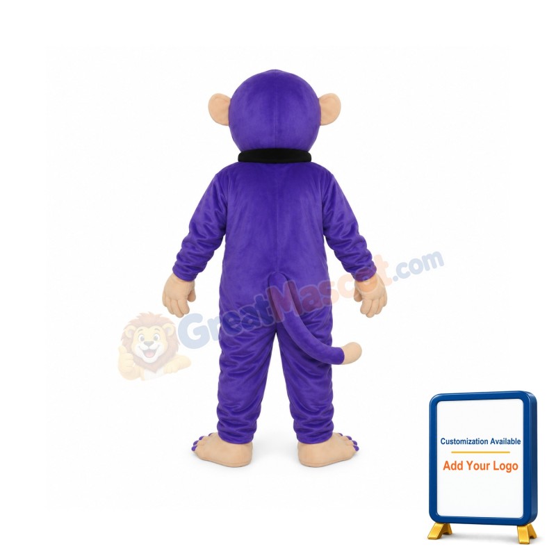 Purple Gorilla Mascot Adult Costume