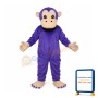 Purple Gorilla Mascot Adult Costume