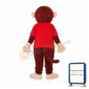 Red Vest Gorilla Mascot Adult Costume