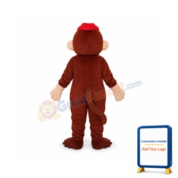 Revised Happy Monkey Mascot Adult Costume