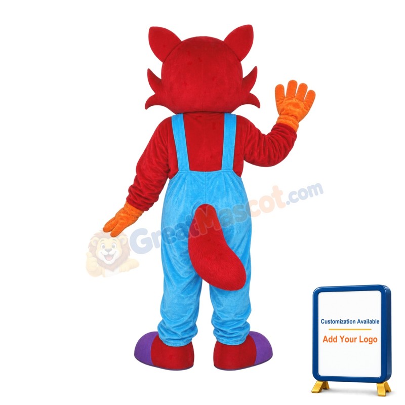 Red Fox Mascot Adult Costume