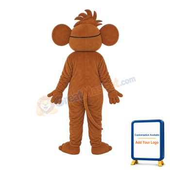 Revised Version of Pirate Monkey Mascot Adult Costume