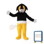 Tony Monkey in Black Sweater Adult Mascot Costume