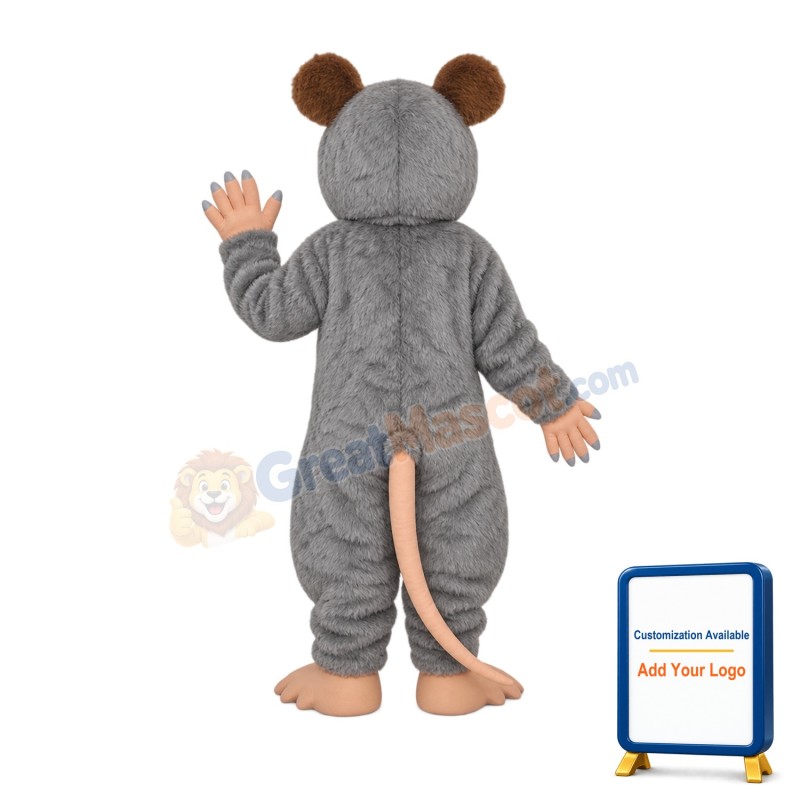 Pointed Snouted Mouse Plush Mascot Costume