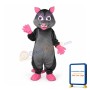 Revised Long Wool Vole Mascot Adult Costume