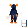 Big Tooth Black Plush Moust Adult Mascot Costume