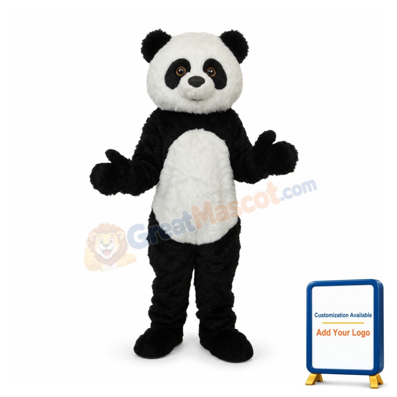 4th Version Panda Plush Mascot Adult Costume