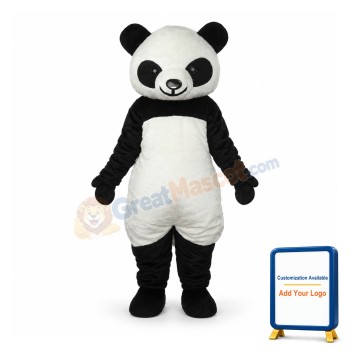9th Version of The Giant Panda Mascot Adult Costume Free Shipping
