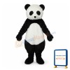 Giant Panda with letters Mascot Adult Costume Free Shipping