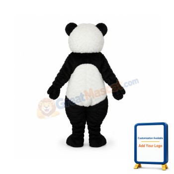 Giant Panda with letters Mascot Adult Costume