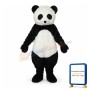 Giant Panda with letters Mascot Adult Costume