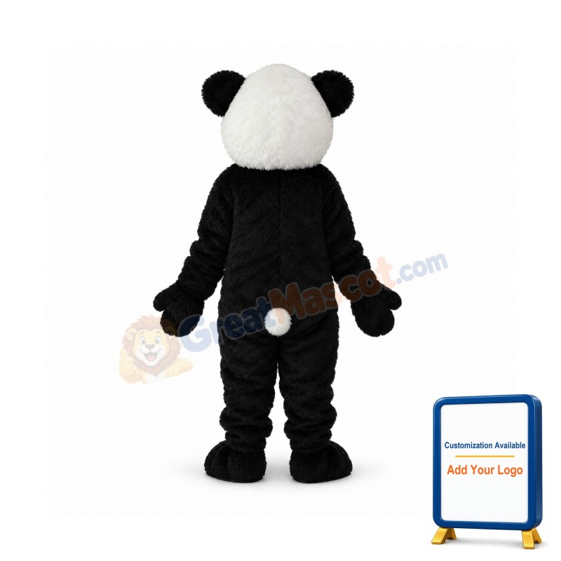Long Wool giant Panda Mascot Adult Costume