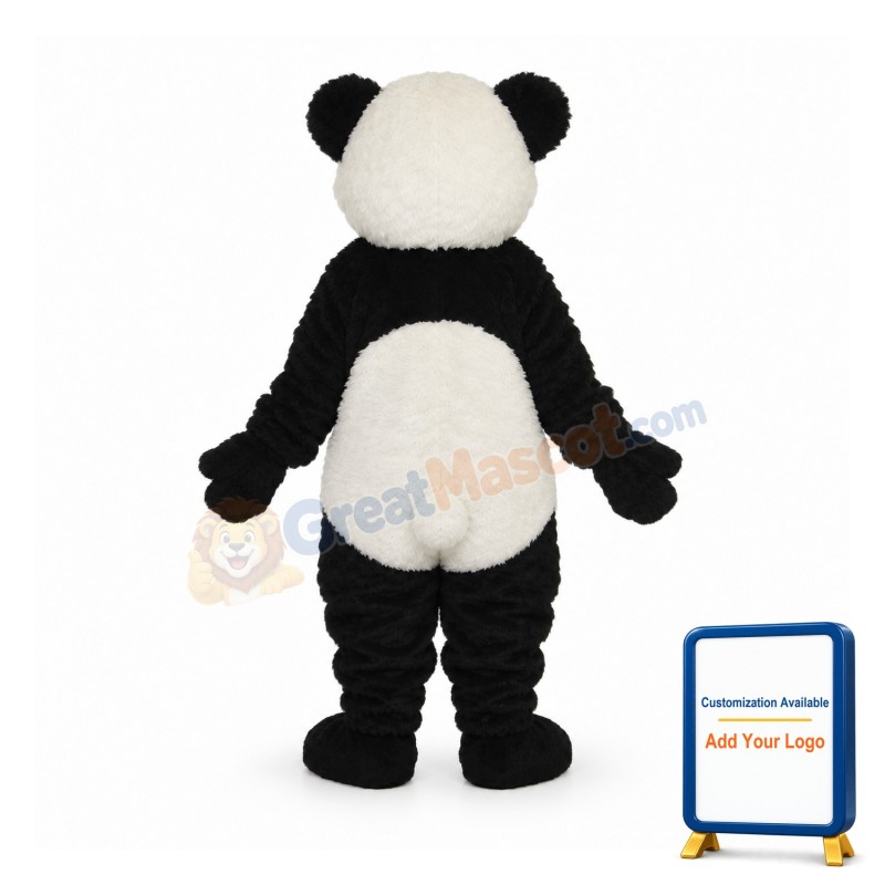 Smile Panda Mascot Adult Costume