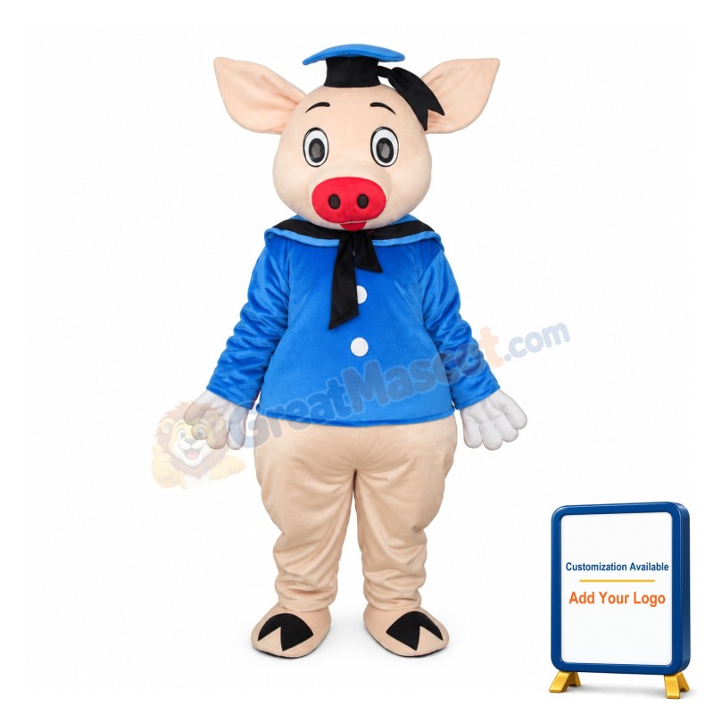 Dr.Pig Mascot Adult Costume