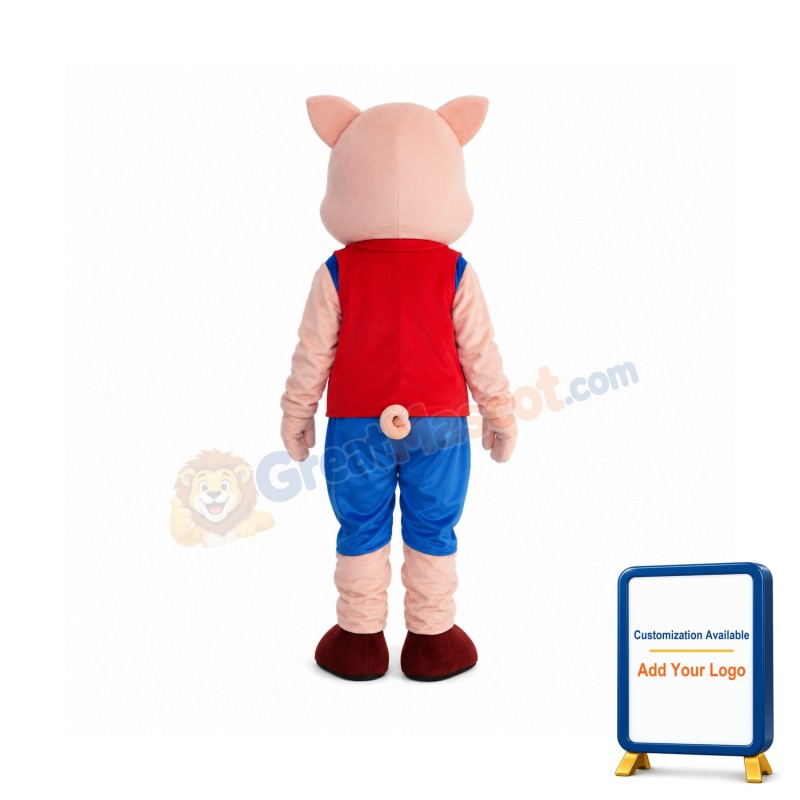 Little Pig Mascot Adult Costume