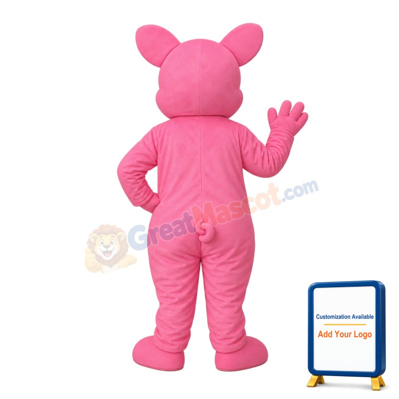 Pink Pig Mascot Adult Costume