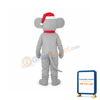Christmas Mouse Mascot Adult Costume