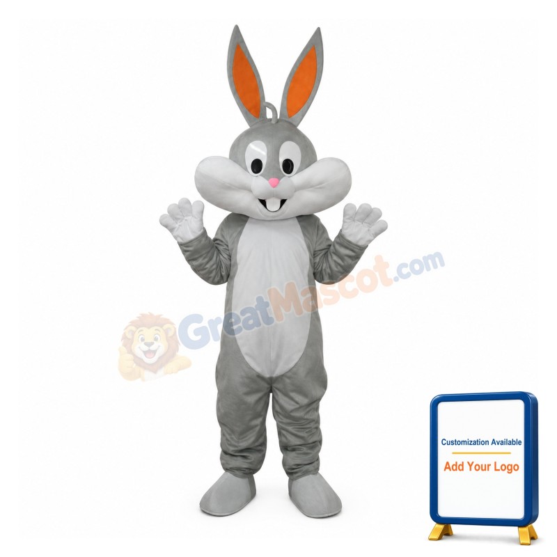 3rd Version Bugs Bunny Mascot Adult Costume
