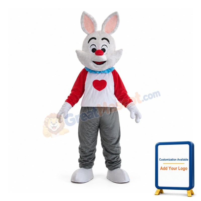 Dada Rabbit Mascot Adult Costume