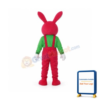 Etiquette Rabbit Mascot Adult Costume