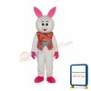 Furry Face Rabbit Mascot Adult Costume