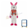 Furry Face Rabbit Mascot Adult Costume