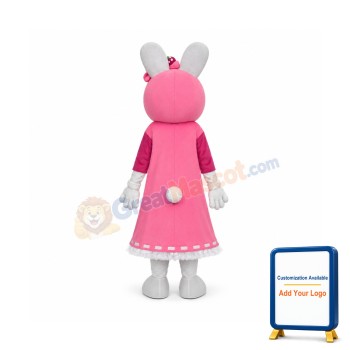 Miss Rabbit Mascot Adult Costume
