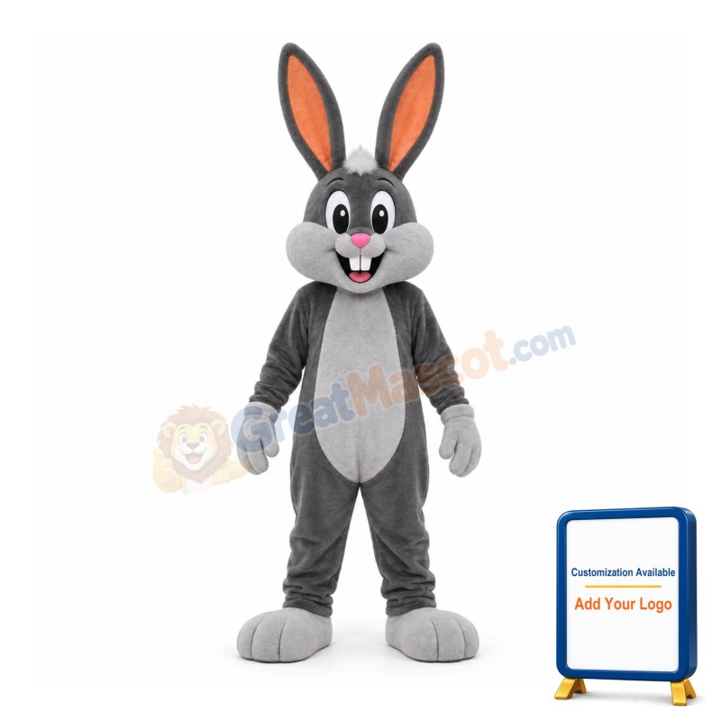 New Bugs Bunny Mascot Adult Costume