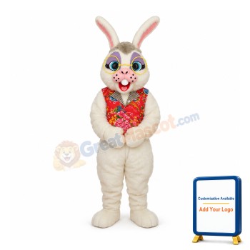 Obama Rabbit Adult Mascot Costume