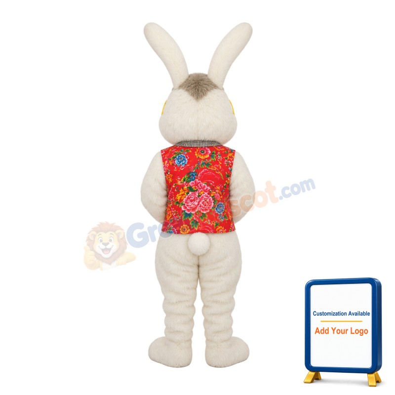 Obama Rabbit Adult Mascot Costume