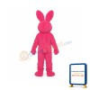 Pink Furry Rabbit Mascot Adult Costume