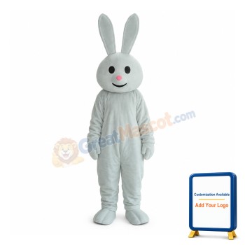 Pink Nose Rabbit Mascot Adult Costume