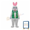 Rabbit with Green Vest Mascot Adult Costume