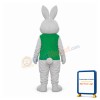 Rabbit with Green Vest Mascot Adult Costume
