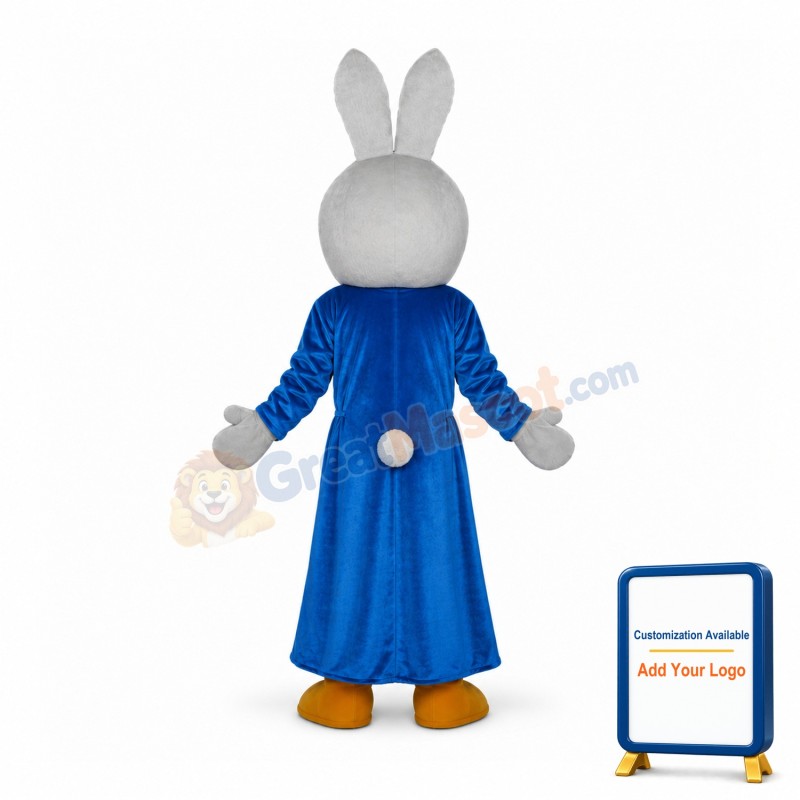 Smart Rabbit Mascot Adult Costume