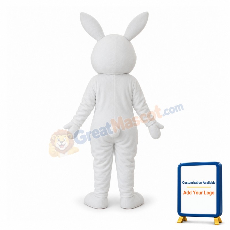 White Rabbit Mascot Adult Costume