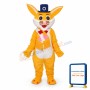 Yellow Rabbit Mascot Adult Costume Free Shipping