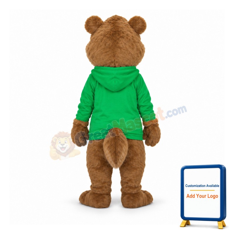 Theodore Chipmunk Mascot Adult Costume