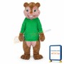 Theodore Chipmunk Mascot Adult Costume