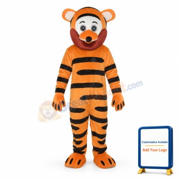 Old Version Tiger Mascot Adult Costume