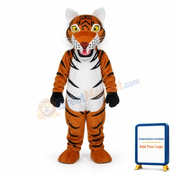 2nd Version Brown Tiger Mascot Adult Costume Free Shipping