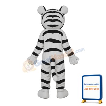 Colorful Tiger Mascot Adult Costume