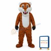 Reddish Brown Stripe Tiger Adult Mascot Costume