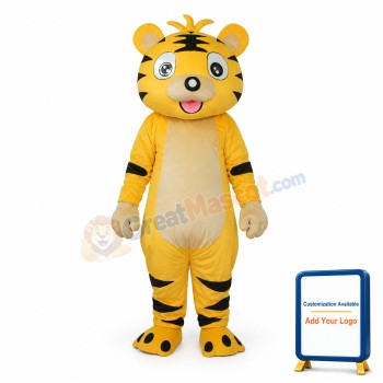 Small Tiger Mascot Adult Costume