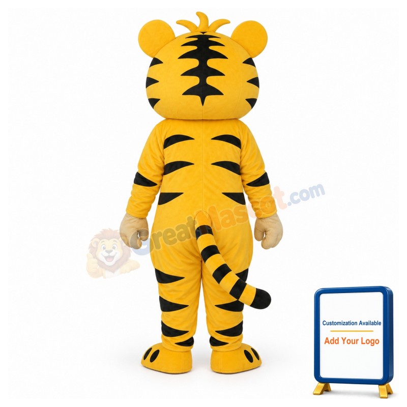 Small Tiger Mascot Adult Costume